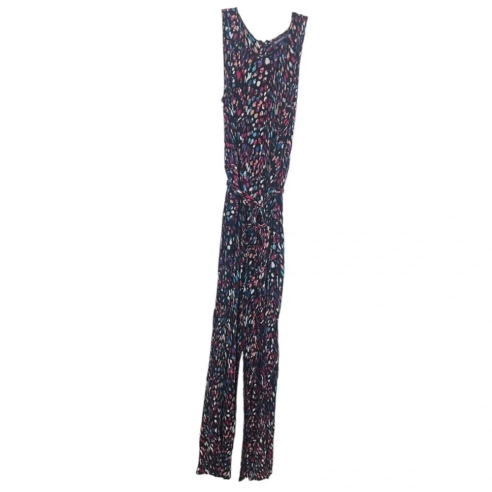 Roaman’s colorful crepe jumper. Size 18W GUC - Picture 1 of 12